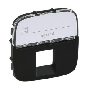 VALENA ALLURE ΠΛΑΚ RJ45 ΕΤΙΚ BLACK LEGRAND – 755478