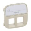VALENA ALLURE ΠΛΑΚ 2XRJ45 ΕΤΙΚ IVORY LEGRAND – 755486