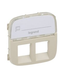 VALENA ALLURE ΠΛΑΚ 2XRJ45 ΕΤΙΚ IVORY LEGRAND – 755486