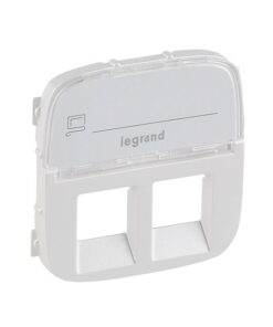 VALENA ALLURE ΠΛΑΚ 2XRJ45 ΕΤΙΚ PEARL LEGRAND – 755489