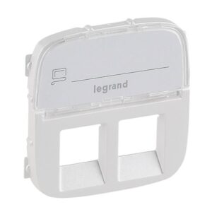VALENA ALLURE ΠΛΑΚ 2XRJ45 ΕΤΙΚ PEARL LEGRAND – 755489