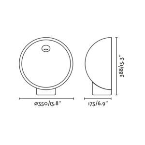 GAIA Φωτιστικό Κωλονάκι Κήπου Μπεζ Τσιμέντο LED 6W 2700K IP55 – 75564FR