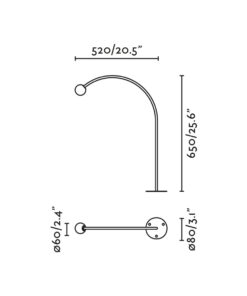 Faro Barcelona CUCA 650 Μαύρο Φωτιστικό Κολωνάκι Κήπου LED 3W 2700K 24V IP65 – 75567FR