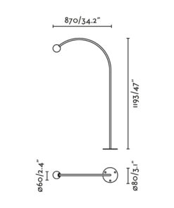 Faro Barcelona CUCA 1193 Μαύρο Φωτιστικό Κολωνάκι Κήπου LED 3W 2700K – 75568FR