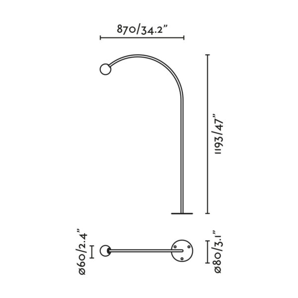 Faro Barcelona CUCA 1193 Μαύρο Φωτιστικό Κολωνάκι Κήπου LED 3W 2700K – 75568FR