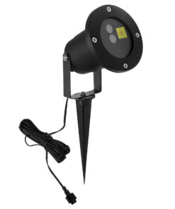 GloboStar® 75598 Προβολάκι Κήπου Καρφωτό – Δαπέδου Laser 30W 60° AC 230V Αδιάβροχο IP67 με Ασύρματο Χειριστήριο RF 2.4Ghz Πράσινο – Κόκκινο