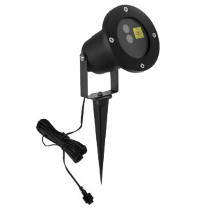 GloboStar® 75598 Προβολάκι Κήπου Καρφωτό – Δαπέδου Laser 30W 60° AC 230V Αδιάβροχο IP67 με Ασύρματο Χειριστήριο RF 2.4Ghz Πράσινο – Κόκκινο