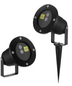 GloboStar® 75598 Προβολάκι Κήπου Καρφωτό – Δαπέδου Laser 30W 60° AC 230V Αδιάβροχο IP67 με Ασύρματο Χειριστήριο RF 2.4Ghz Πράσινο – Κόκκινο