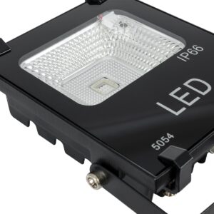 GloboStar® MULTICOLOR 75600 Επαγγελματικός Προβολέας LED 10W 650lm 120° AC 220-240V Αδιάβροχος IP66 με Ασύρματο Χειριστήριο IR – RGB – Μ11 x Π4 x Υ13.5cm – 3 Χρόνια Εγγύηση