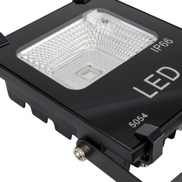 GloboStar® MULTICOLOR 75600 Επαγγελματικός Προβολέας LED 10W 650lm 120° AC 220-240V Αδιάβροχος IP66 με Ασύρματο Χειριστήριο IR – RGB – Μ11 x Π4 x Υ13.5cm – 3 Χρόνια Εγγύηση