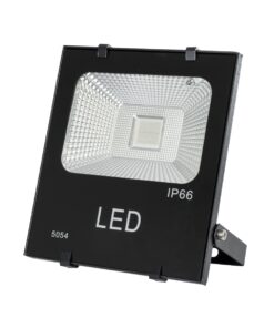 GloboStar® 75601 Επαγγελματικός Προβολέας LED 30W 1950lm 120° AC 220-240V Αδιάβροχος IP66 με Ασύρματο Χειριστήριο IR – RGB – Μ17 x Π4.5 x Υ20cm – 3 Χρόνια Εγγύηση