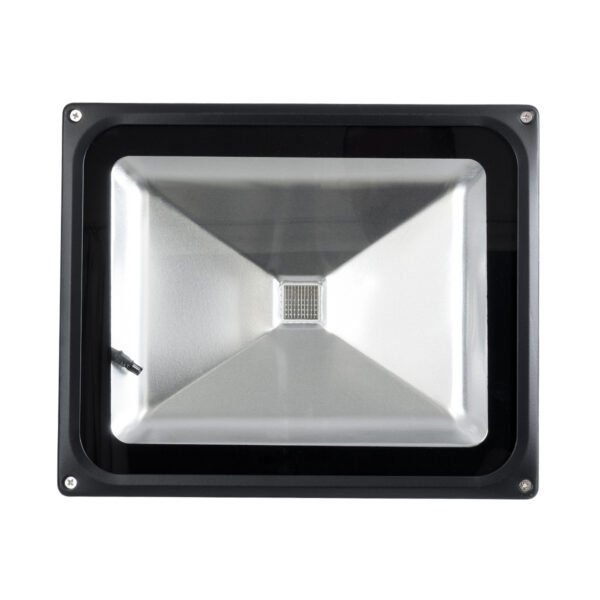 GloboStar® 75602 Επαγγελματικός Προβολέας LED 50W 3250lm 120° AC 220-240V Αδιάβροχος IP65 με Ασύρματο Χειριστήριο IR – RGB – Μ28.5 x Π23.5 x Υ10cm – 3 Χρόνια Εγγύηση