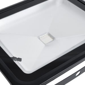 GloboStar® 75602 Επαγγελματικός Προβολέας LED 50W 3250lm 120° AC 220-240V Αδιάβροχος IP65 με Ασύρματο Χειριστήριο IR – RGB – Μ28.5 x Π23.5 x Υ10cm – 3 Χρόνια Εγγύηση
