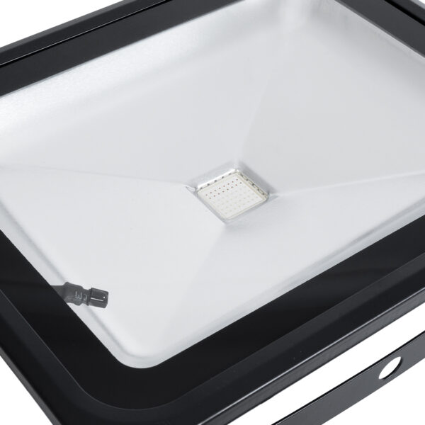 GloboStar® 75602 Επαγγελματικός Προβολέας LED 50W 3250lm 120° AC 220-240V Αδιάβροχος IP65 με Ασύρματο Χειριστήριο IR – RGB – Μ28.5 x Π23.5 x Υ10cm – 3 Χρόνια Εγγύηση