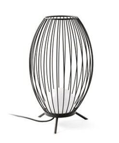 ΦΩΤΙΣΤΙΚΟ ΔΑΠΕΔΟΥ ΓΚΡΙ CAGE ΦΟΡΗΤΟ ΣΚΟΥΡΟ ΓΚΡΙ LED 12W 2700K FARO – 75608