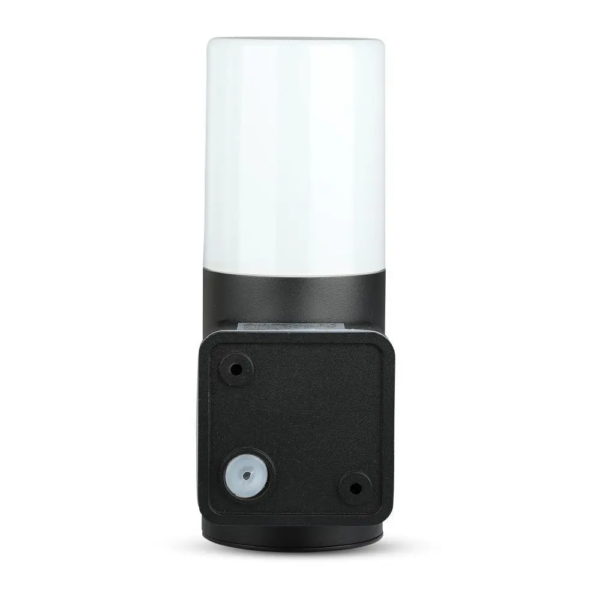 Επιτοίχιο Φωτιστικό Κήπου GU10 IP54 Aluminum + PC με Μαύρο Σώμα Κυκλικό V-TAC – 7566
