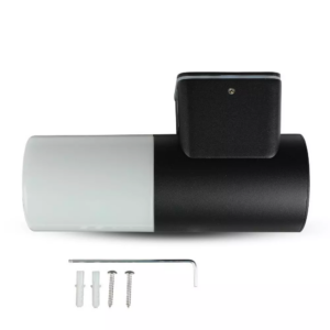 Επιτοίχιο Φωτιστικό Κήπου GU10 IP54 Aluminum + PC με Μαύρο Σώμα Κυκλικό V-TAC – 7566