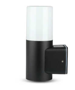 Επιτοίχιο Φωτιστικό Κήπου GU10 IP54 Aluminum + PC με Μαύρο Σώμα Κυκλικό V-TAC – 7566