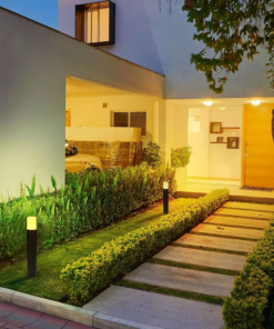 Επιδαπέδιο φωτιστικό κήπου GU10 IP54 Aluminum + PC με Μαύρο σώμα κυκλικό V-TAC – 7567