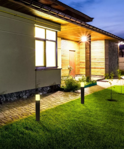 Επιδαπέδιο φωτιστικό κήπου GU10 IP54 Aluminum + PC με Μαύρο σώμα κυκλικό V-TAC – 7567