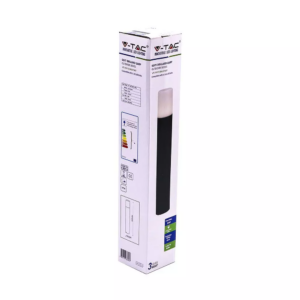 Επιδαπέδιο φωτιστικό κήπου GU10 IP54 Aluminum + PC με Μαύρο σώμα κυκλικό V-TAC – 7567