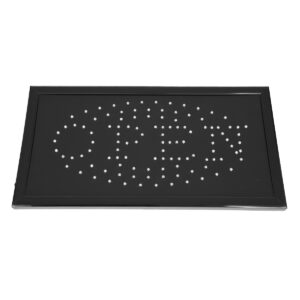 GloboStar® 75681 Φωτιστικό Ταμπέλα LED Σήμανσης OPEN με Πρίζα AC 230V Μ48xΠ25xΥ2cm