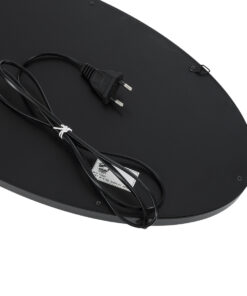 GloboStar® 75687 Φωτιστικό Ταμπέλα LED Οβάλ Σήμανσης COFFEE με Πρίζα AC 230V Μ48 x Π1.8 x Υ24.5cm