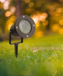 Φωτιστικό Κήπου GU10 Καρφί Μαύρο Αδιάβροχο IP65 Αλουμίνιο V-TAC – 7571