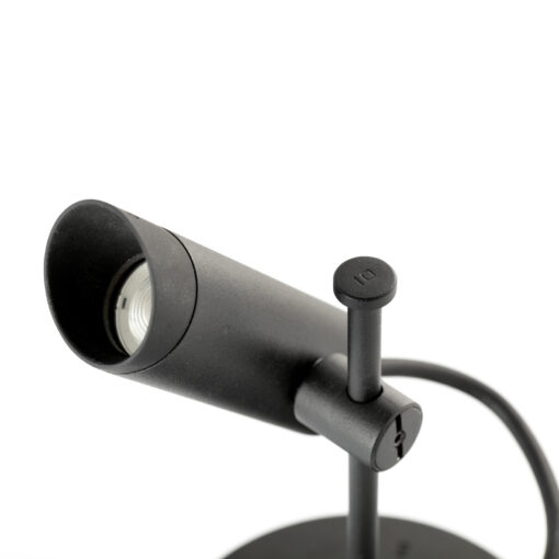 Faro Barcelona CLAP PROJ. WALL/CEI BLACK LED 6W 3000K 38° W/PLAT  – 75710-233PFR