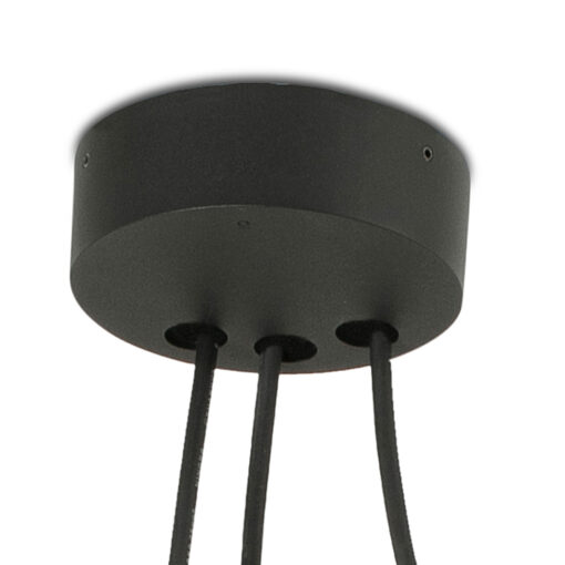 Faro Barcelona CLAP LINEAL PENDANT BLACK 3X6W 3000K 38° – 75711-233FR