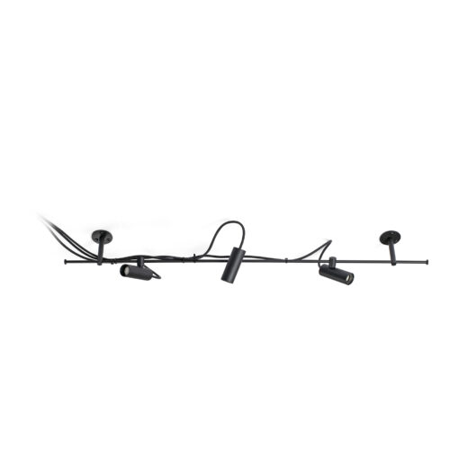 Faro Barcelona CLAP LINEAL WALL/CEI BLACK 3X6W 3000K 38° – 75712-233FR