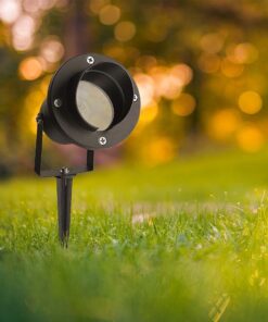 Φωτιστικό Κήπου GU10 Καρφί Μαύρο Αδιάβροχο IP65 Αλουμίνιο V-TAC – 7572