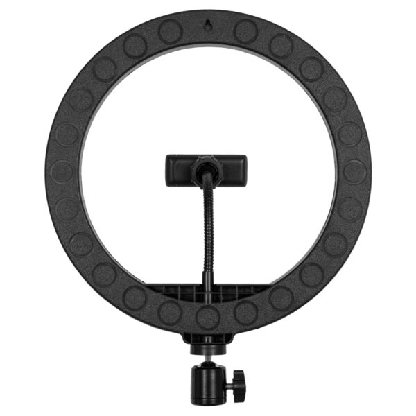 GloboStar® 75801 Professional Digital Ring Light Φ26cm LED SMD 30W 3000lm 180° DC 5V με Καλώδιο Τροφοδοσίας USB – Ενσωματωμένο Χειριστήριο Εναλλαγής Χρωμάτων & 1 Βάση Τηλεφώνου – Πολύχρωμο RGBW+WW Dimmable