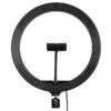 GloboStar® 75802 Professional Digital Ring Light Φ30cm LED SMD 40W 4000lm 180° DC 5V με Καλώδιο Τροφοδοσίας USB – Ενσωματωμένο Χειριστήριο Εναλλαγής Χρωμάτων & 1 Βάση Τηλεφώνου – Πολύχρωμο RGBW+WW Dimmable