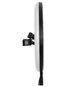 GloboStar® 75804 Professional Digital Ring Light Φ36cm LED SMD 50W 5000lm 180° AC 230V με Καλώδιο Τροφοδοσίας Πρίζας – Ασύρματο Χειριστήριο RF 2.4Ghz Εναλλαγής Χρωμάτων & 3 Βάσεις Τηλεφώνου – Πολύχρωμο RGBW+WW Dimmable