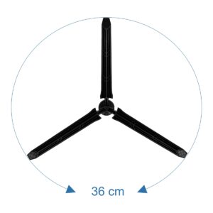 GloboStar® 75806 Professional Table Tripod – Επαγγελματικό Επιτραπέζιο Τρίποδο για Ring Light LED