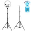 GloboStar® 75807 Professional Floor Tripod – Επαγγελματικό Επιδαπέδιο Τρίποδο για Ring Light LED