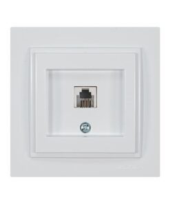 ΠΡΙΖΑ ΤΗΛΕΦΩΝΟΥ MONH RJ 11 ΛΕΥΚΗ EUROLAMP – 152-10138