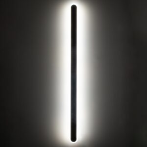 GloboStar® HOUSTON 61350 Φωτιστικό Τοίχου – Απλίκα Design LED CCT 24W 2880lm 360° AC 220-240V – Εναλλαγή Φωτισμού μέσω Διακόπτη On/Off All In One Ψυχρό 6000k+Φυσικό 4500k+Θερμό 2700k Μ6 x Π3 x Υ100cm – Χρυσό – 3 Years Warranty