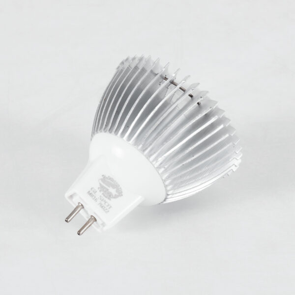 GloboStar® 76020 Σποτ LED GU5.3 MR16 3W 300lm 30° DC 12V IP20 Φ5 x Υ5.2cm Ψυχρό Λευκό 6000K – 2 Χρόνια Εγγύηση