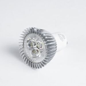 GloboStar® 76032 Σποτ LED GU10 MR16 3W 260lm 45° AC 220-240V IP20 Φ5 x Υ5.5cm Θερμό Λευκό 2700K – 3 Χρόνια Εγγύηση