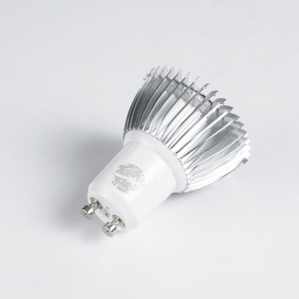 GloboStar® 76032 Σποτ LED GU10 MR16 3W 260lm 45° AC 220-240V IP20 Φ5 x Υ5.5cm Θερμό Λευκό 2700K – 3 Χρόνια Εγγύηση