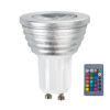 GloboStar® 76065 Σποτ LED GU10 MR16 3W 200lm 90° AC 220-240V IP20 Φ5 x Υ8.5cm – Εναλλαγή Φωτισμού μέσω Τηλεχειριστηρίου RGB – Dimmable – 2 Χρόνια Εγγύηση