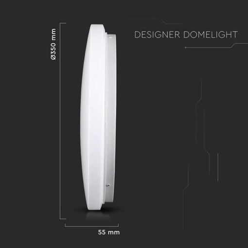 LED πλαφονιέρα 24W στρογγυλή, 3 σε 1 φωτισμός (Ψυχρό, Φυσικό & Θερμό λευκό), σε Λευκό σώμα και Λευκό κάλυμμα V-TAC – 7607