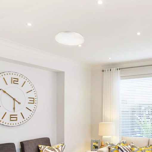 LED πλαφονιέρα 24W στρογγυλή, 3 σε 1 φωτισμός (Ψυχρό, Φυσικό & Θερμό λευκό), σε Λευκό σώμα και Λευκό κάλυμμα V-TAC – 7607