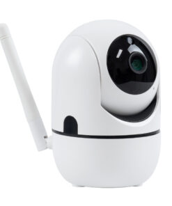 GloboStar® 76078 Table Camera WiFi HD 1080P 3MP 350° Two Way Audio & Motion Detection – Night Vision – Επιτραπέζια Κάμερα WiFi HD 1080P 350° Διπλή Κατέυθυνση Ομιλίας με Ανιχνευτή Κίνησης – Following Face Auto Tracking – Λευκό