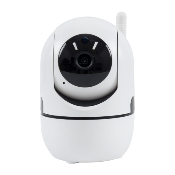 GloboStar® 76078 Table Camera WiFi HD 1080P 3MP 350° Two Way Audio & Motion Detection – Night Vision – Επιτραπέζια Κάμερα WiFi HD 1080P 350° Διπλή Κατέυθυνση Ομιλίας με Ανιχνευτή Κίνησης – Following Face Auto Tracking – Λευκό