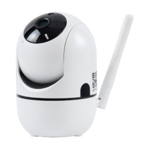GloboStar® 76078 Table Camera WiFi HD 1080P 3MP 350° Two Way Audio & Motion Detection – Night Vision – Επιτραπέζια Κάμερα WiFi HD 1080P 350° Διπλή Κατέυθυνση Ομιλίας με Ανιχνευτή Κίνησης – Following Face Auto Tracking – Λευκό