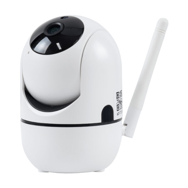 GloboStar® 76078 Table Camera WiFi HD 1080P 3MP 350° Two Way Audio & Motion Detection – Night Vision – Επιτραπέζια Κάμερα WiFi HD 1080P 350° Διπλή Κατέυθυνση Ομιλίας με Ανιχνευτή Κίνησης – Following Face Auto Tracking – Λευκό