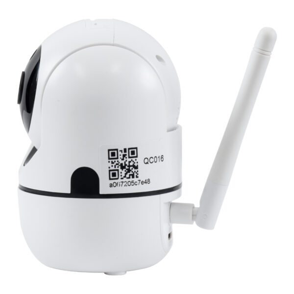 GloboStar® 76078 Table Camera WiFi HD 1080P 3MP 350° Two Way Audio & Motion Detection – Night Vision – Επιτραπέζια Κάμερα WiFi HD 1080P 350° Διπλή Κατέυθυνση Ομιλίας με Ανιχνευτή Κίνησης – Following Face Auto Tracking – Λευκό